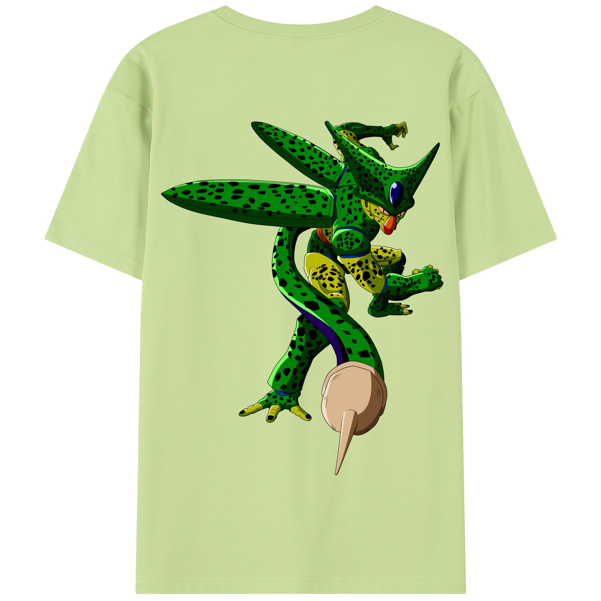 （画像用） ドラゴンボール セル DRAGON BALL Cell 綿100％半袖Tシャツ（背面プリント）